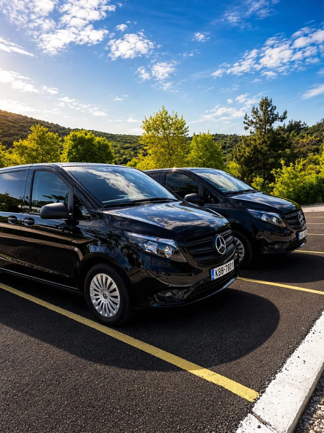 Delbeteris branded Mercedes-Benz Vito luxury minivan