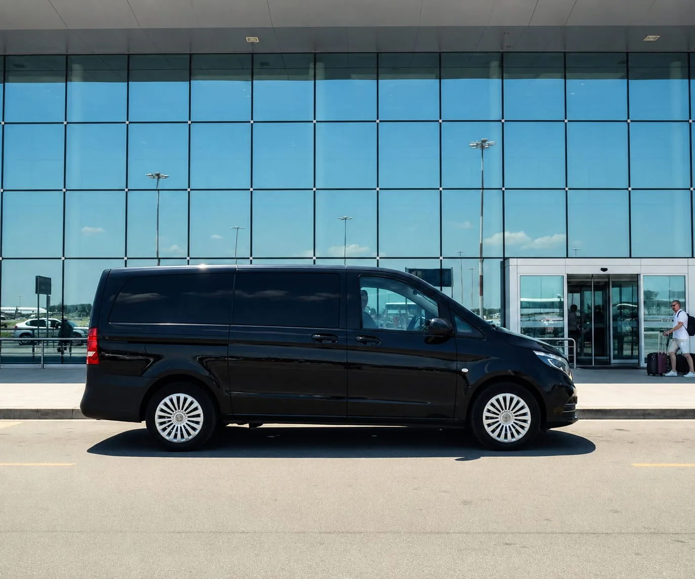 Mercedes-Benz Vito private airport transfer in Kavala